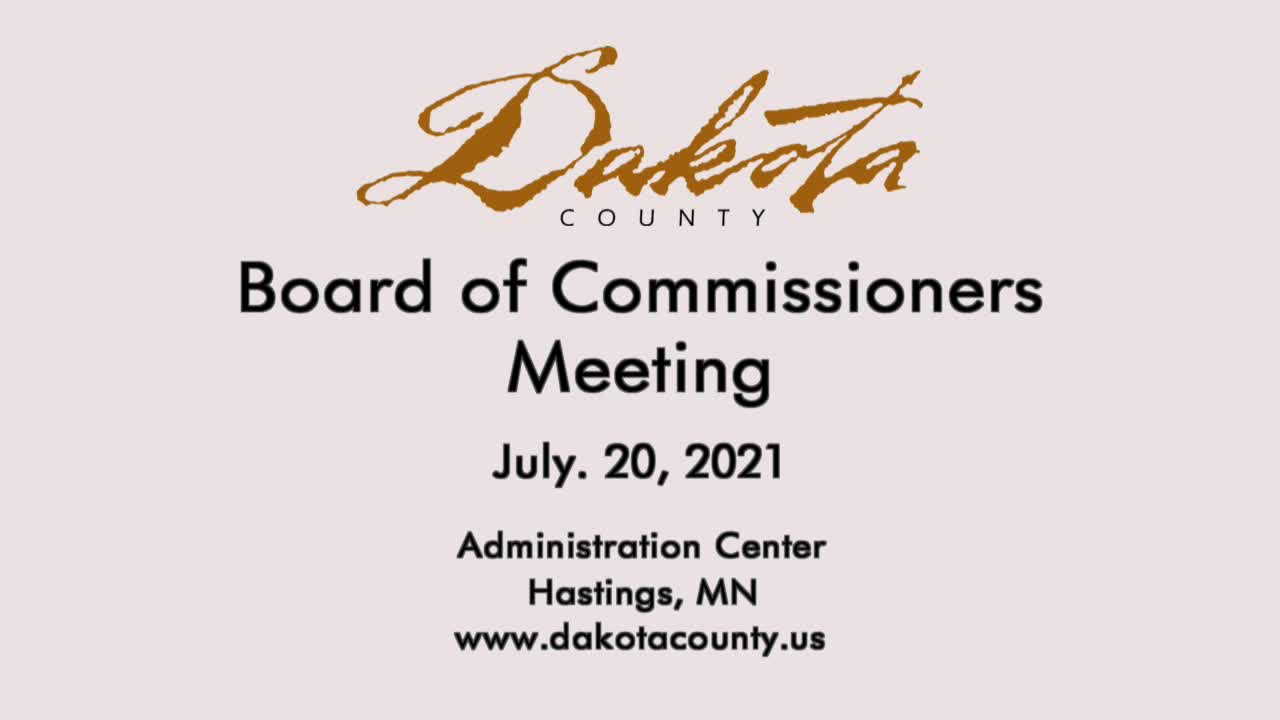 Thumbnail image for Dakota County Board Meeting