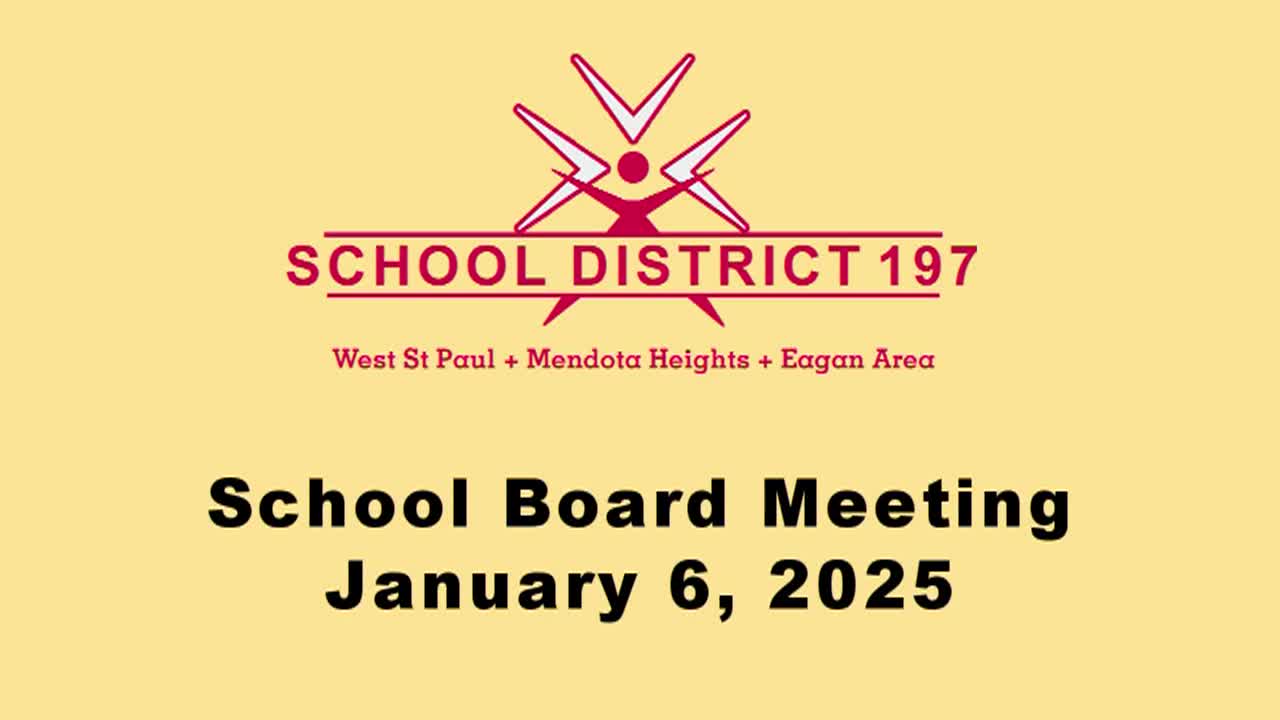 ISD 197 School Board Meeting
