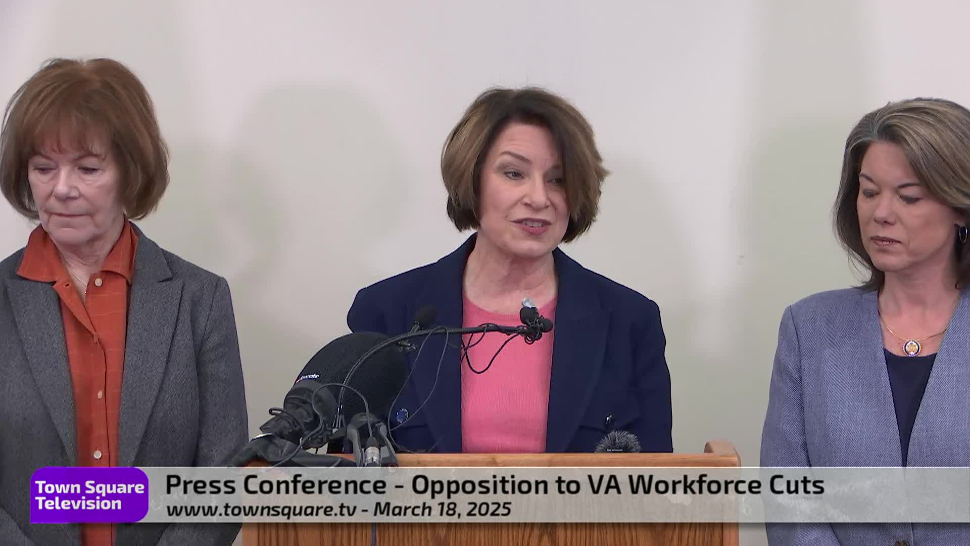 Thumbnail image for Press Conference- Opposition to VA Workforce Cuts- Dakota County Northern Service Center (3-18-2025)