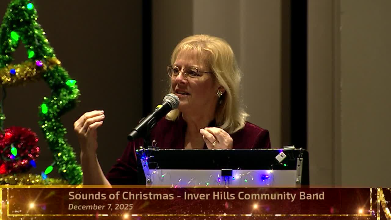 Thumbnail image for Sounds of Christmas- Inver Hills Community Band (12-7-2025)