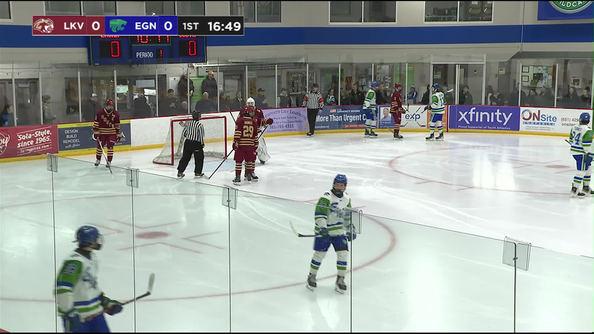 Thumbnail image for EHS Boys Varsity Hockey vs. Lakeville South